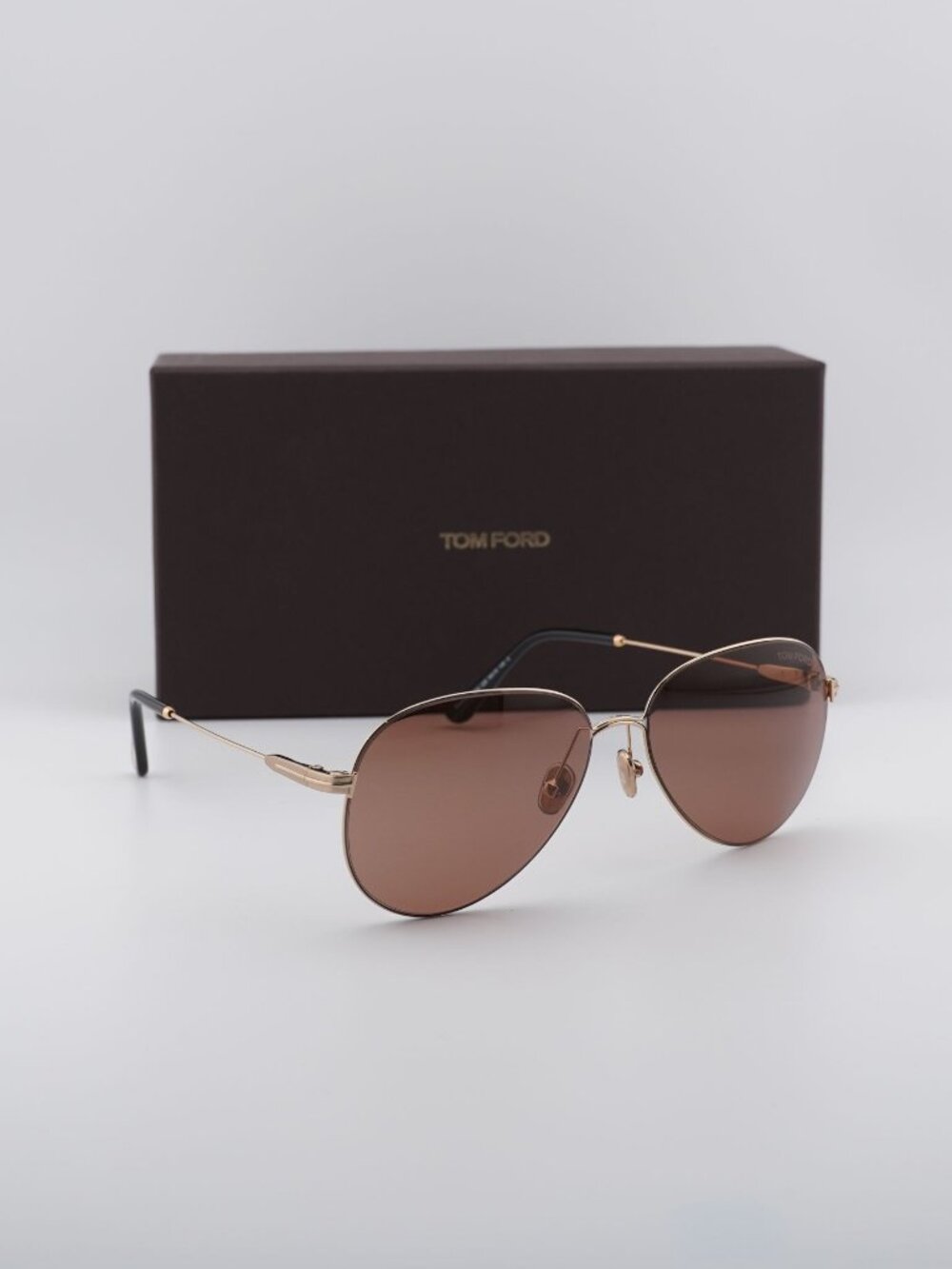Tom Ford Porscha FT0993 32E Aviator Sunglasses - Gold / Brown